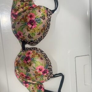 Victoria's Secret Floral and Leopard Print Face Mask
